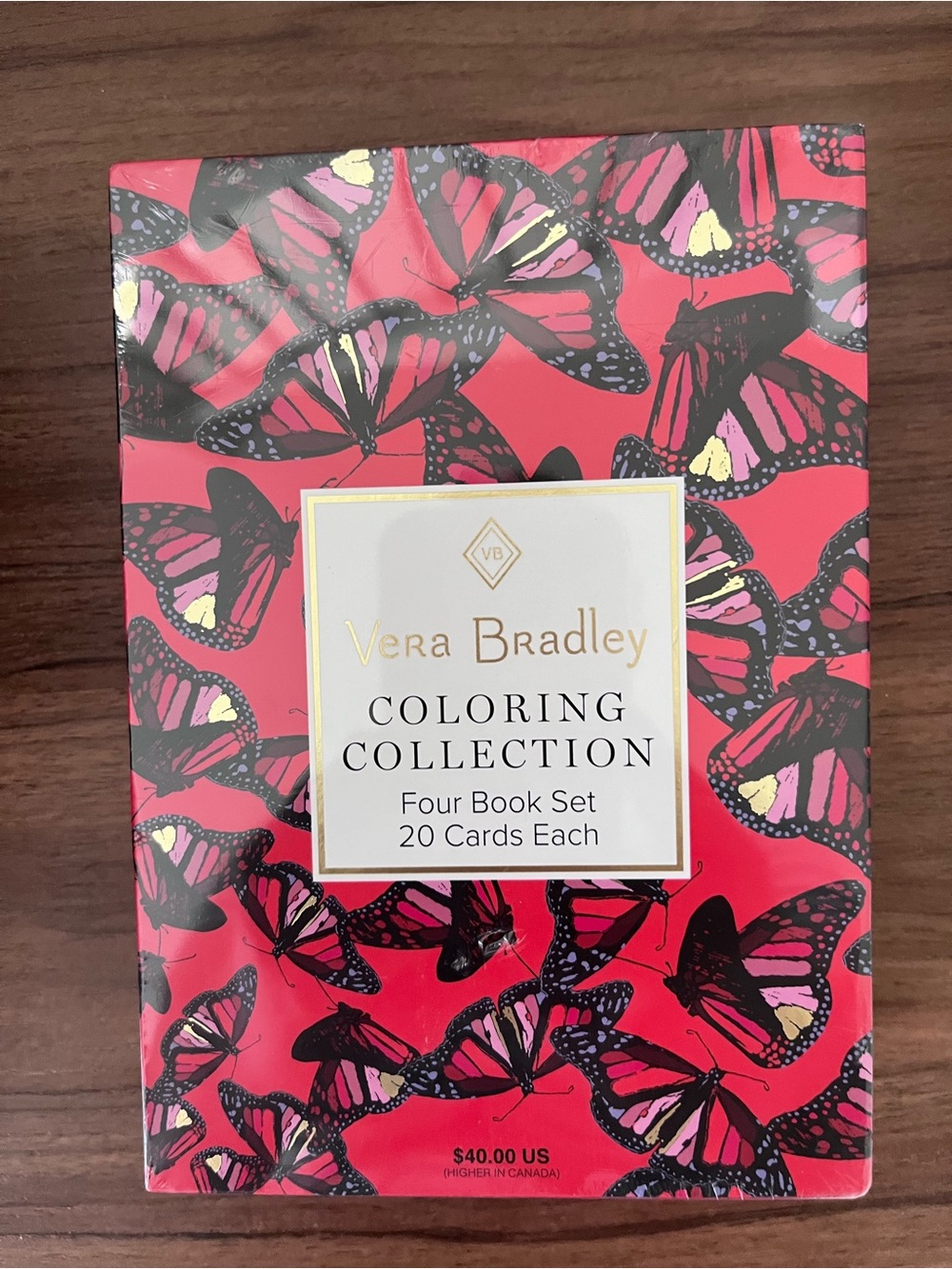 Vera Bradley Coloring Collection 4 Book Set Sealed Brand New